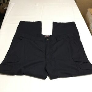 Tru-Spec Mens Cargo Tactical Pants Size 42x30 Ripstop Utility Workpants Black